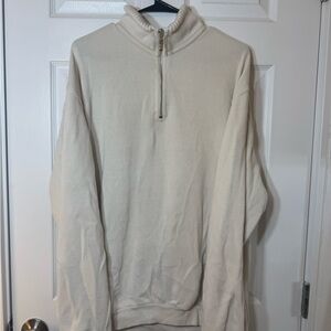 Ashworth Men's Off-White Zip-Up Sweater